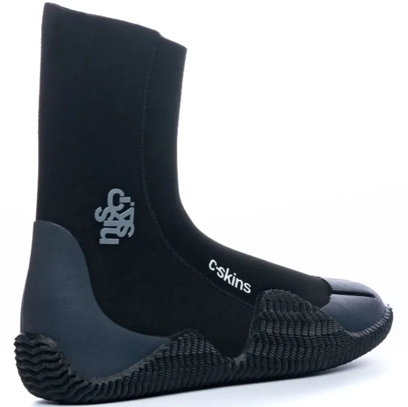 C-Skins Legend 5mm Zipped Round Toe Wetsuit Boots-2